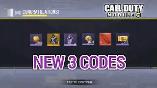CODM NEW TODAY WORKING 3 REDEEM CODE 2025 | CALL OF DUTY MOBILE REDEEM CODE 2025 COD MOBILE