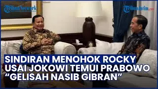 Rocky Gerung Beri SINDRIAN MENOHOK soal Pertemuan 2 Jam Prabowo & Jokowi di Kertanegara