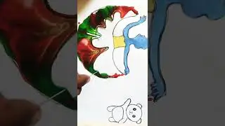Girl dress magic art / easy # and colourful ## diy it    Dinesh Art's