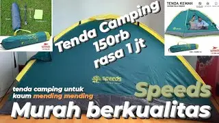 Tenda camping murah berkualitas | Tenda murah 100rb an cocok untuk trip memancing kehulu sungai