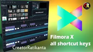 Filmora Shortcut key Filmora X-Video Editing Keyboard Shortcut in Filmora 10-Filmora Tutorials hindi