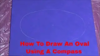 How To Draw An Oval Using A Compass With Artist Janette Oakman