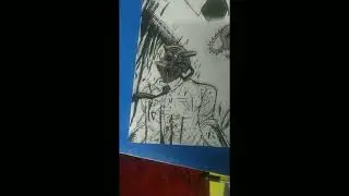 I draw chainsawman character #artist #art #artwork #freestyleart #drawings #freestyle #drawings #
