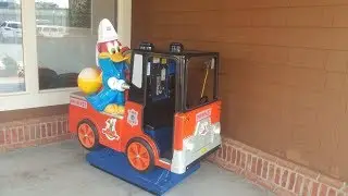 Woody Woodpecker Fire Truck Coin-Operated Ride (V2)