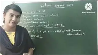 Economics: Methods of measurement of National Income
