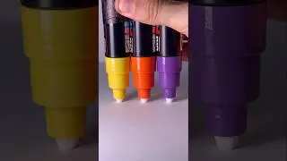 Let&rsquo;s Activate 3 Paint Markers! 🎨✨😌 #artsupplies #markers #asmr