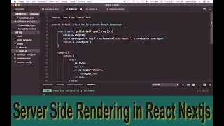 Server Side Rendering(SSR) - React Nextjs