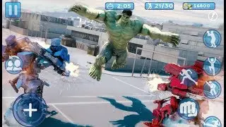 ► Incredible Monster VS Real Robot Survival | Hulk Vs Apes Battle | Android Gameplay