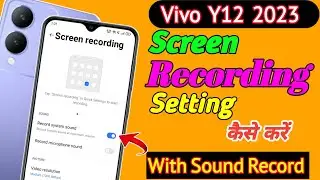Vivo Y12 , Vivo Y12s , Screen recording setting How to use, @mobilesolutiontips