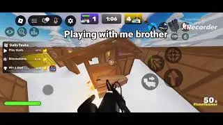Playing rivals with my brother #brother #siblings #games #roblox #rivals #compilation #comedy #fyp 