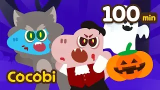 Bem-vindo à Casa Assombrada!👻Canção de Halloween em Português e Inglês | Músicas Infantis | Cocobi