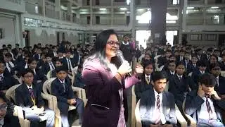Leadership Unfiltered: Founder & Chairman Shri Purshuttom Agarwal Sir with Class 6&ndash;8 Students
