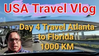 Tourist|Travel Vlog| Rest at Atlanta|1000 KM Drive To Florida|Odia Toka USA|America Odia Toka Vlogs
