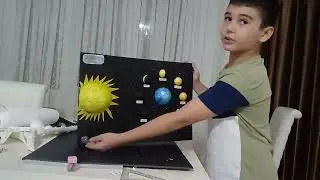 5.Sınıf proje ödevi-Ay'ın evreleri 3 boyutlu maket yapımı kolay anlatımı