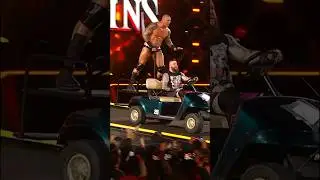 What an entrance from Kevin Owens and Randy Orton 😂 #WrestleMania
