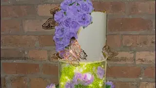 Enchanted Forest Cake (Sweet 16)