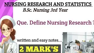 Research ! Definition of Nursing Research ! Simple definition!Nursing Research and Statics B.Sc.&GNM