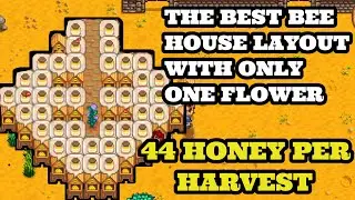 Мёд Stardew Valley | Лучшая схема расположения мёда для одного цветка