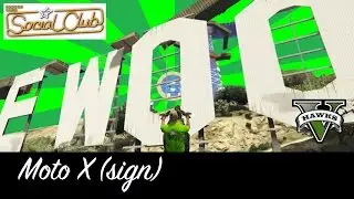 GTA 5 Custom Race 'Moto X (sign)' (Xbox 360/PS3) My Creation