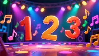 Counting Song Step Left & Right 👣🎵 | Learn Numbers and Movements for Kids | Preschool