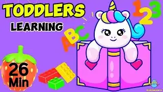 ABC, 123, Nursery Rhymes & Vehicles for Toddlers | Fun Learning Compilation | Toddlers Learning