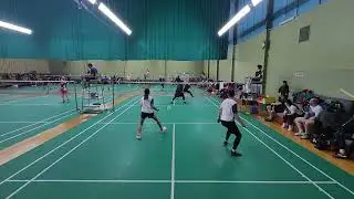 Chibi Drive Impact vs Princes Hill Ai-Yah (XD4) - Badminton Veterans 2025 (Geelong)
