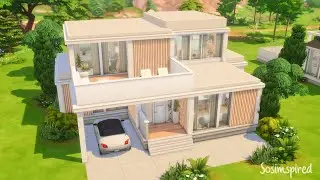 COZY MODERN HOUSE | Sims 4 Speed build