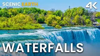 Waterfalls 4K | Where Water Shapes the Land | Scenic Earth Film