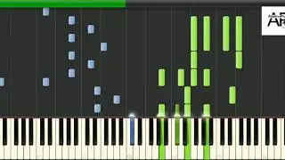 Flashdance - Love Theme | Adelina Piano synthesia tutorial