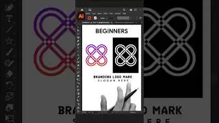 Branding X Mark Logo Design Adobe Illustrator 2025 #zakkigraphics #logo #design #viralshorts