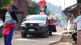 เดินขบวนปีใหม่ม้งสามหมู่บ้าน สันติสุข            ขุนกำลัง แสงไทร