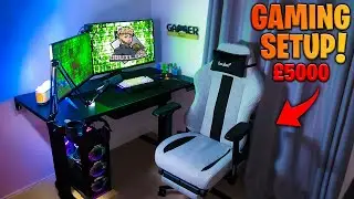 UPGRADING My Gaming Setup with BOULIES MASTER REX CHAIR & MAGVIDA DESK!!