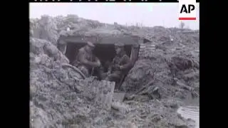 WITH THE GUARDS IN THE FRONT LINE - NO SOUND