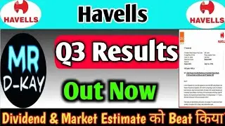 Havells Q3 Results 2026 | Havells Dividend 2026 | Havells Results Today | Havells share Latest News