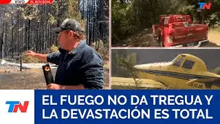 EL BOLSÓN I Ordenaron nuevas evacuaciones y las brigadistas intentan controlar los focos de incendio