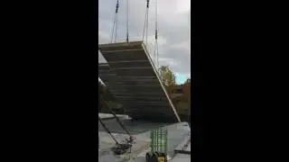 Panel Lift Time Lapse - Newcomb Construction