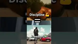 Discipline 💪 = Freedom 💸 #DisciplineFirst#BuildDiscipline#DailyDiscipline#SelfControl #FocusMode