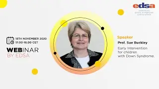 EDSA - Webinar with Prof. Sue Buckley