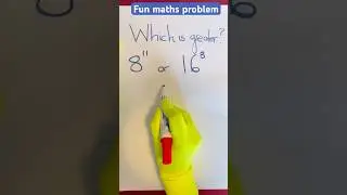 Which is greater? Fun Maths       #mathsisfun