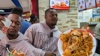 Burger King in Panama better than Burger King in Jamaica? Look at his plate | Albrook mall.