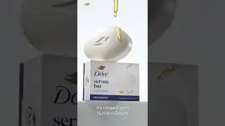 Try to new Dove Serum Bar with visibly healthy and nourished skin
