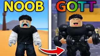 Ich wurde von einem NOOB zu einem GOTT in Roblox Gym Star Simulator