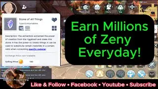 Ragnarok M Classic: Earn Millions of Zeny Everyday with Stone Of All Things!