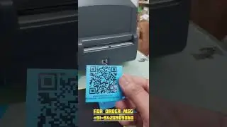 Colour Taffeta / washcare Fabric Tag/Label Printing System by Labdhi Barcode. 