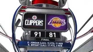 Los Angeles Lakers vs Los Angeles Clippers - April 6, 2016