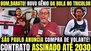 NINGUÉM ESPERAVA! SÃO PAULO ASSINA CONTRATO E NOVO REFORÇO CHEGA HOJE NO CT DA BARRA FUNDA!