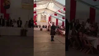 Helpensteiner Kirmes 2018, Kr&ouml;nungball Hahnenk&ouml;nig & Drum Major Thomas Lorenzen