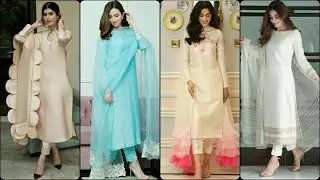 Straight Pant Suit Design Ideas || Organza/Silk Suit Designs || Salwar Suit Designs