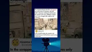The original ending for the film I Am Legend was much closer to the book, with Will Smith's characte