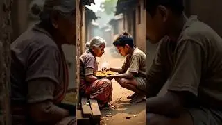 Poor Raju and Old Lady! A Heart Touching story! #shorts #shortsstory  #hindiemotionalstory